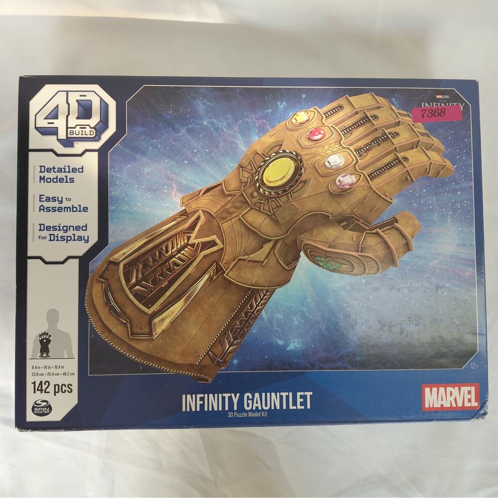 🆕 Marvel 4D Build Infinity Gauntlet 3D Puzzle Kit NIB